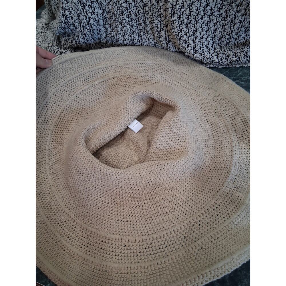 San Diego Hat Co Floppy Sun Hat Wide Brim Neutral Tan 100% Cotton Beach Summer - Picture 4 of 9